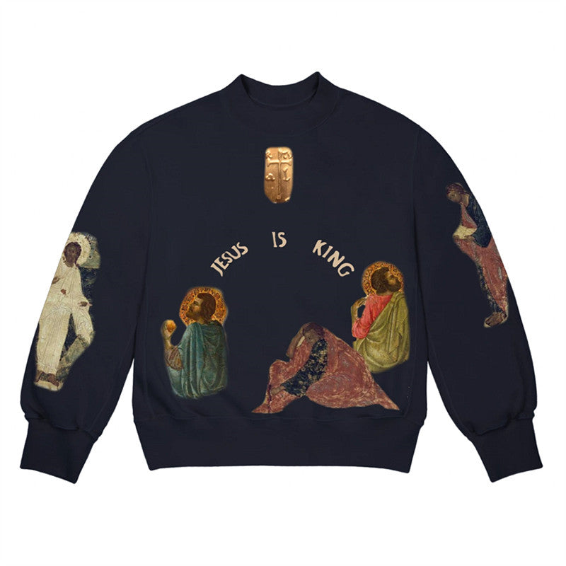 JESUS IS KING CREWNECK