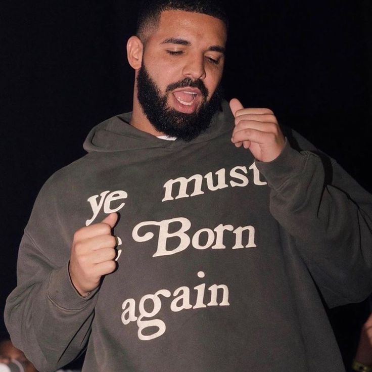 YE MUST BE BORN AGAIN HOODIE