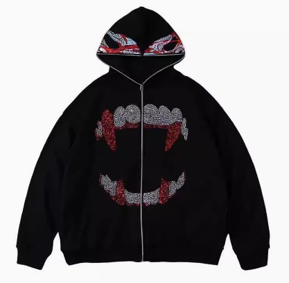 THE RED WANG ZIP-UP