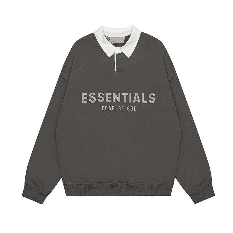 ESSENTIALS LONGSLEEVE POLO