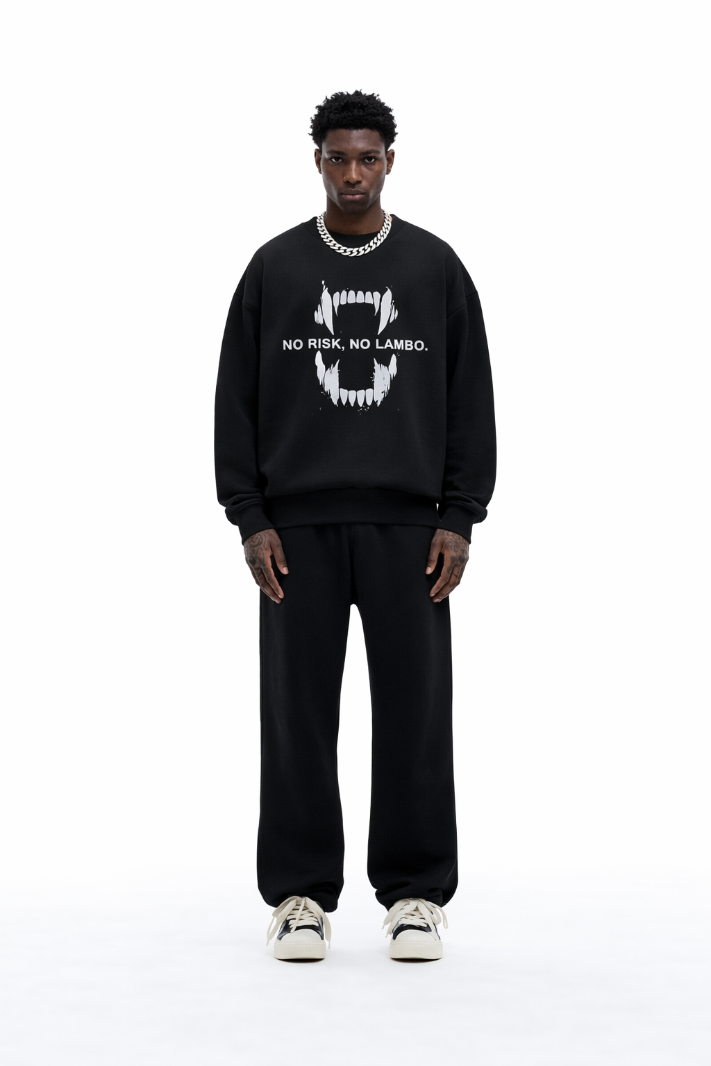 NO RISK NO LAMBO HEAVYWEIGHT SWEATSHIRT