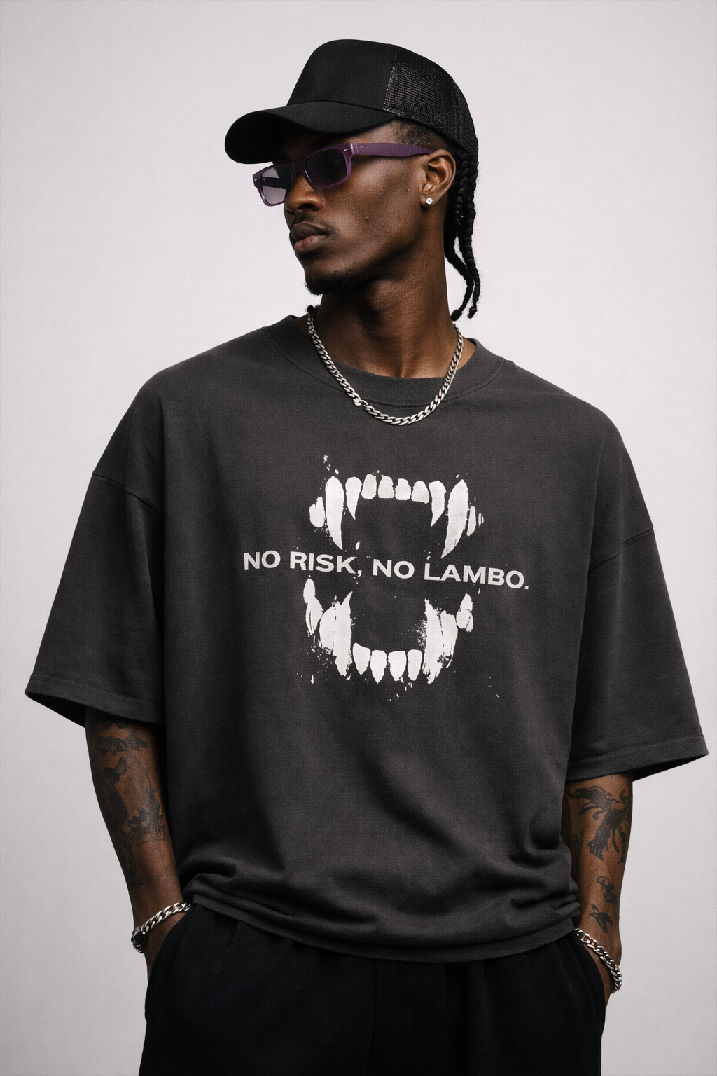 NO RISK NO LAMBO TEE