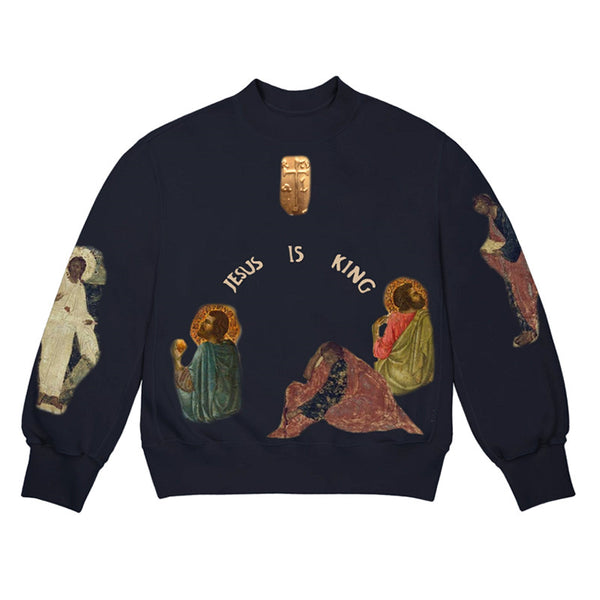 JESUS IS KING CREWNECK