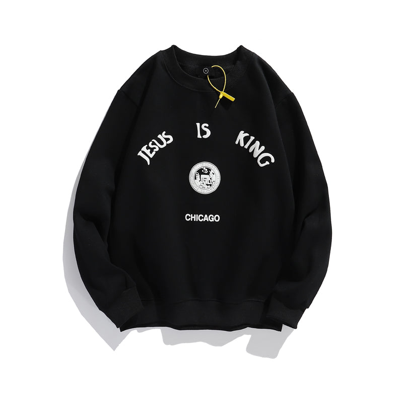 JESUS IS KING CHICAGO CREWNECK
