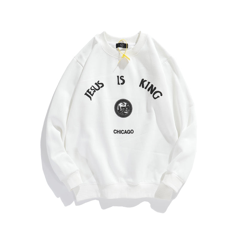 JESUS IS KING CHICAGO CREWNECK