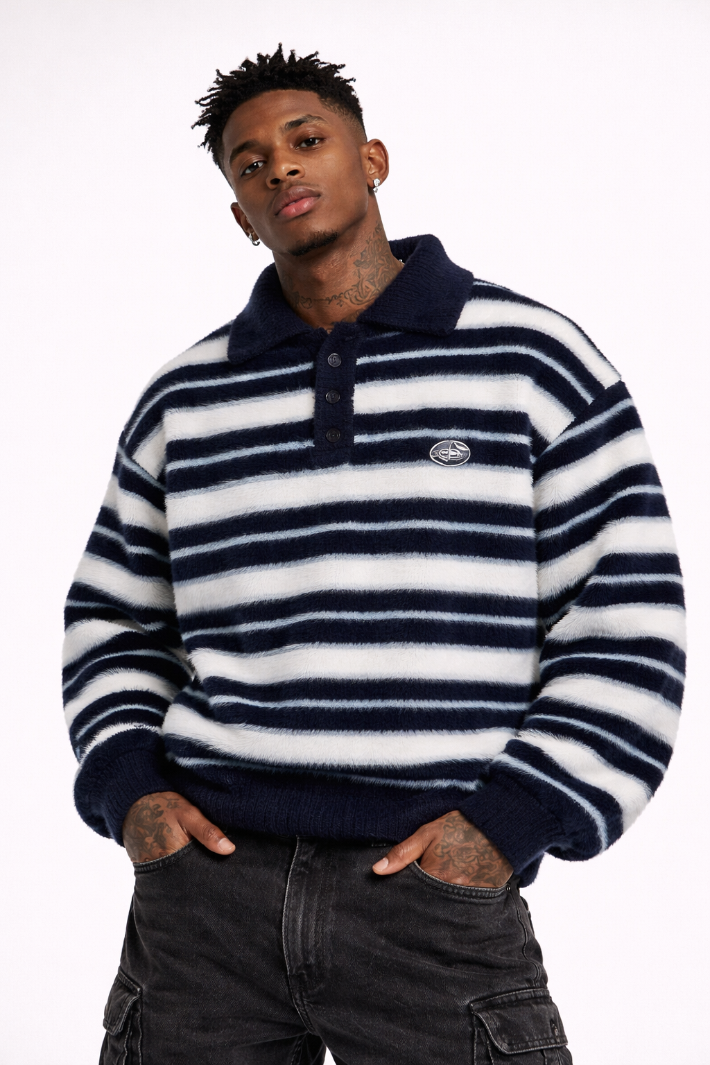 THE GALAXY KNIT POLO