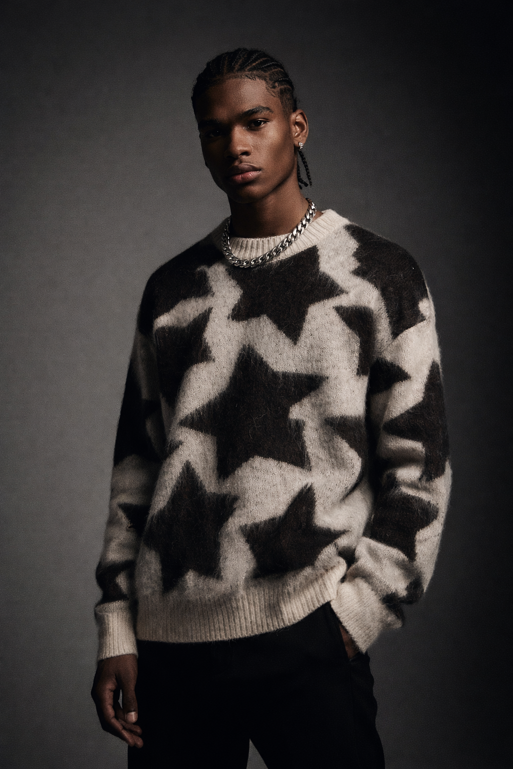 THE DALMATIAN STAR KNIT
